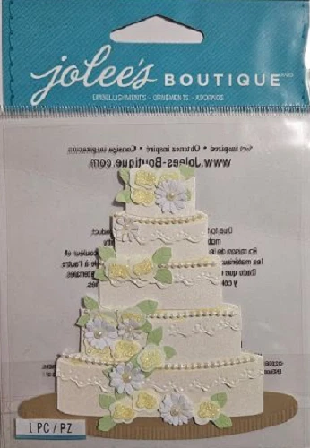 RARO PASTEL DE BODAS Jolee's Pegatinas Novia Novio Matrimonio Recepción RETIRADO Foto 1 de 1
