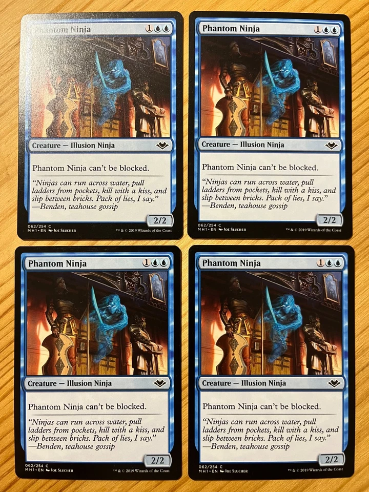 MTG Magic 4x Phantom Ninja (Modern Horizons) M/NM Eng - Bild 1 von 1