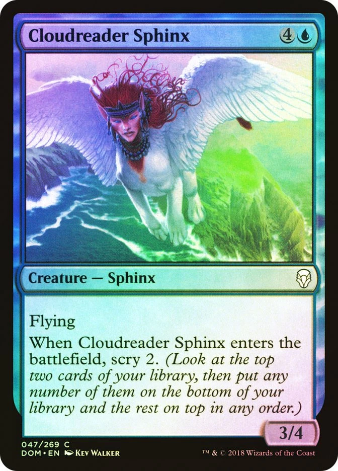 MTG FOIL Cloudreader Sphinx  - Dominaria #047 - Image 1 of 1