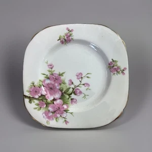 Vtg Sutherland Bone China Saucer Only Peach Blossom No Chips - Picture 1 of 21
