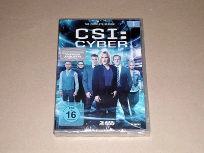 NEU OVP 3 DVD CSI CYBER 1 komplett dt. cis criminal pd fbi vegas person of soko - Bild 1 von 4