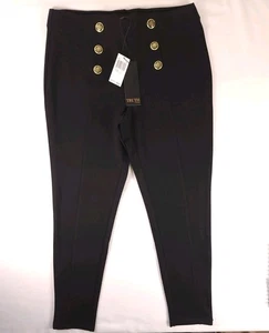 Truth by Republic Large schwarze knöchelhohe Damenhose 68 $ Stretch neu mit Etikett - Bild 1 von 13