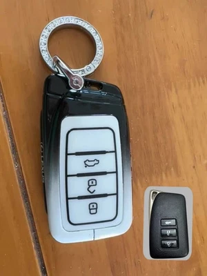 Zinc Alloy Key Fob Case Cover Shell for Lexus RX LX570 ES IS200 GS NX300h - Image 1 of 3