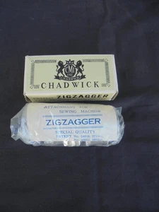 Chadwick Zickzagger Nähaufsatz mit Box & Anleitung nie benutzt NOS - Bild 1 von 4