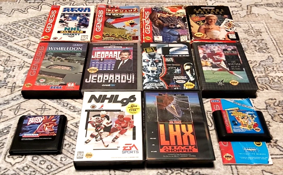 Lote de juegos Sega Genesis más completos Cib con manuales en muy buen estado/excelente funcionando limpios y probados Foto 1 de 1