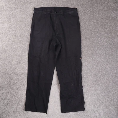 Vintage Dickies Workwear Chino 36x32 Black Trouser Pants - Image 1 of 4