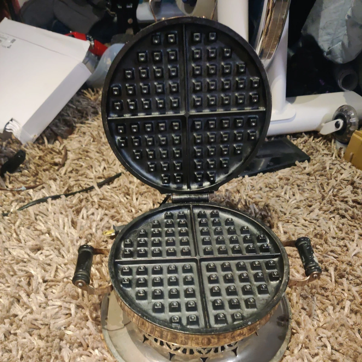 Antique Electric Waffle Iron for sale | eBay