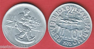 S82 SAN MARINO 10 LIRE 1978 IL TORNIANTE DA SERIE DIVISIONALE KM 79 FDC / UNC - Picture 1 of 1