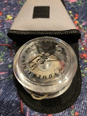 Yomega YoYo Vintage High Performance Yo-Yo Saber Wing Clear Collector - Image 1 of 4
