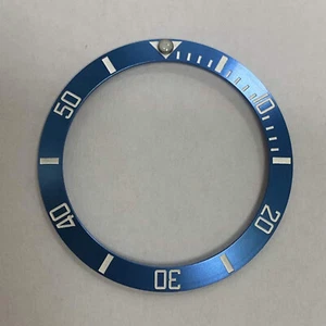 Parte anello inserto orologio in alluminio 38 mm lunetta per cassa orologio SUB 40 mm - Foto 1 di 12