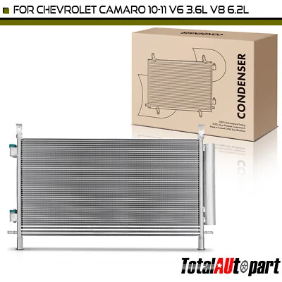 Condensador de CA con receptor secador para Chevrolet Camaro 10-11 V6 3,6 L V8 6,2 L gasolina Foto 1 de 4