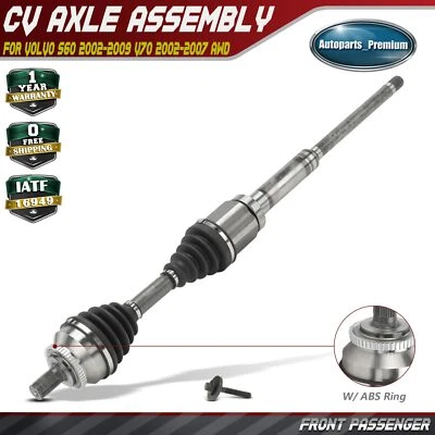 Conjunto de eje CV pasajero delantero para Volvo S60 2002-2009 V70 2002-2007 AWD gasolina Foto 1 de 4