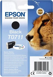 Genuine Epson T0711 Black Ink Cartridge - Picture 1 of 1