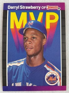 1989 Donruss MVP Baseball Card #BC-06-Darryl Strawberry, New York Mets