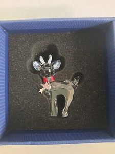 Swarovski Figur Rentier Reh Hirsch mit Kette & Geweih Weihnachten 5000424 + OVP - Bild 1 von 3