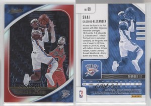 2020-21 Panini Absolute Memorabilia Red /199 Shai Gilgeous-Alexander #69