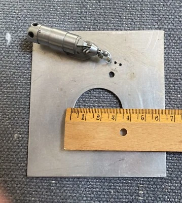 Graflex Solenoid #2 On Custom 90 X 100mm Aluminum Lens Board With 35mm Hole - Image 1 of 2