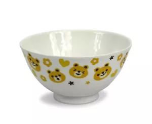 Tazón de arroz de cerámica estilo japonés, lindo diseño de oso de peluche, 12 cm - Imagen 1 de 3