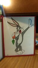 Framed Bugs Bunny Poster,1992,warner bros,rare!
