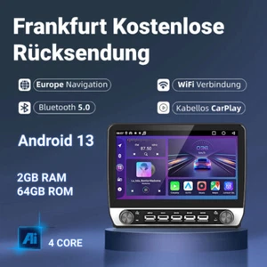 Android 13 Carplay Autoradio Für AUDI A3 8P 03-2013 GPS Nav WIFI BT FM SWC 2+64G - Bild 1 von 17