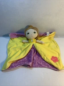 Disney Baby Princess Belle Girl Lovey Toy Yellow Gown Gift Nursery - Picture 1 of 6