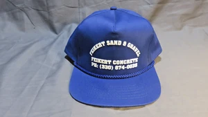 Vintage Feikert Sand & Gravel Snap Back Trucker Hat Cap - Picture 1 of 14