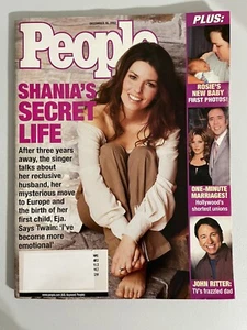 People Magazine December 16, 2002 Shania Twain John Ritter Lisa Marie Presley - Picture 1 of 2