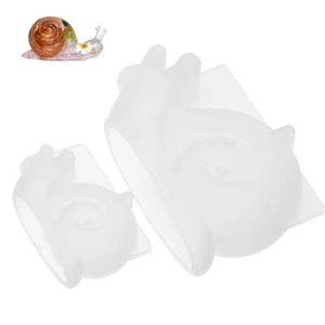 2Pcs Snail Molds Silicone Molds DIY Snail Molds Reusable Snail Molds - Picture 1 of 12