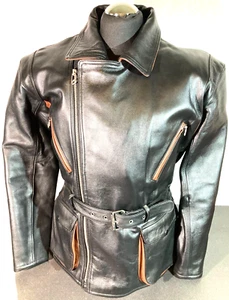 Lederjacke Motorradjacke Mantel Modeka Mansfield Gr. S weiches Leder - Bild 1 von 9