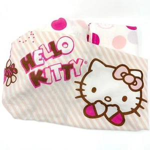 Sanrio Hello Kitty Sheet Set Pink Polka Dot Twin Bedding 2009 Pillowcase, Fitted - Picture 1 of 5