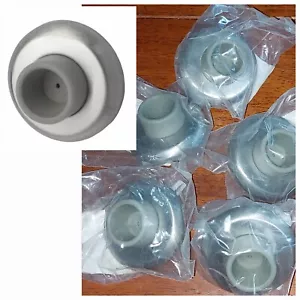 Lotto di 5 - ASSA Abloy 409 US32D Fermata porta montaggio a parete in acciaio inox raso - Foto 1 di 5
