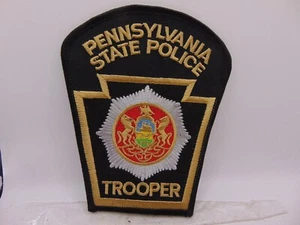 Vintage Obsolete Embroidered Patch State Police Pennsylvania Trooper - Picture 1 of 3