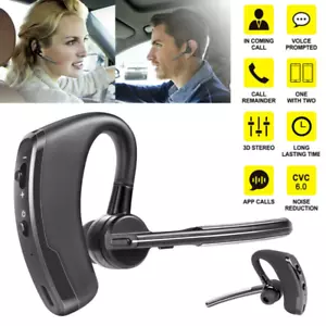 Wireless Bluetooth Headset Headphone Earphone Handsfree Sport Universal - Picture 1 of 15