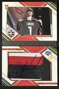 2022 Limited Booklet Drake London /31 RPA Draft Day 3 Color Patch bookend 31/31 - Picture 1 of 15