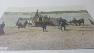 Vintage 1910er Torpoint Fähre Pferdewagen Devonport Plymouth England Postkarte P11 - Bild 1 von 5