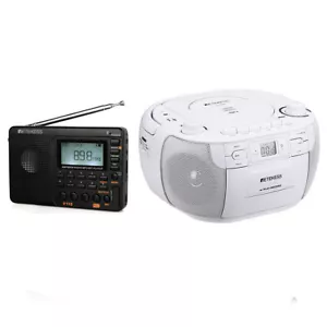 RETEKESS V115 Radio AM/FM portatile TR621CD/Lettore di cassette registratore MP3 casa - Foto 1 di 21