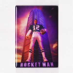 RANDALL CUNNINGHAM / ROCKET MAN - PÓSTER MAGNÉTICO (camiseta de los Costacos Eagles de la NFL qb) - Imagen 1 de 4