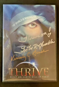 NEW Autographed Thrive Documentary DVD: What on Earth Will it Take? - Picture 1 of 4