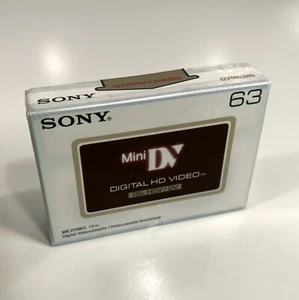 Videocassetta digitale Sony DVM63 MiniDV HD 1080 per HDV/DV sigillata - Foto 1 di 4