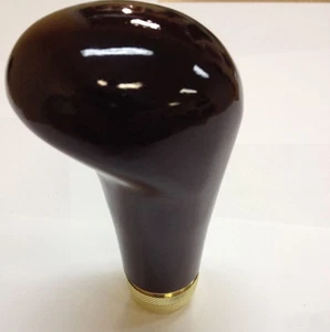 WOOD  GRAIN DARK WOOD GEAR SHIFT LEVER KNOB SK-323 / SK-325 - Picture 1 of 6