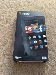 Amazon Fire HD 7 (4th Gen), 8GB, Wi-Fi, Front & Rear Camera, Quad Core, White - Picture 1 of 5