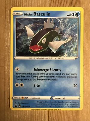 Hisuian Basculin - SWSH273 - Pokemon Promo Sword Shield Ultra Rare Holo Card NM - Image 1 of 2