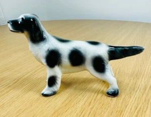 VTG Mini Dog Figurine Home Decor English setter pointer Bone China Japan - Picture 1 of 6
