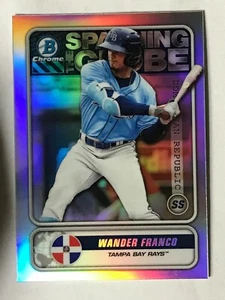 🔥WANDER FRANCO🔥 2020 Bowman Chrome Spanning the Globe STG-WF Tampa Bay NM-MT - Picture 1 of 2