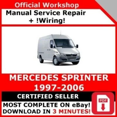 FACTORY WORKSHOP SERVICE REPAIR MANUAL MERCEDES BENZ SPRINTER 1997-2006 WIRING - Image 1 of 4
