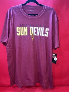 Arizona State Sun Devils Maroon T-Shirt Herren Gr. XL Neu mit Etikett von Captivating - Bild 1 von 4
