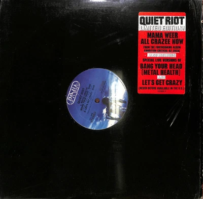 LP Quiet Riot – Mama Weer All Crazee Now - Pasha – 4Z9 05038 US 1984 SINGLE LTD - Image 1 of 3