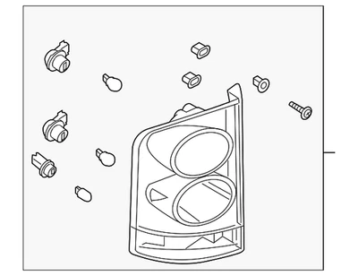 Genuine Nissan 2006-2015 Nissan Armada - Combo Lamp Assembly 26555-ZC225 - Image 1 of 2