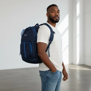Columbia $50 Bridgeline 25L Unisex One Size Backpack Casual Bag Navy Blue - Picture 1 of 4