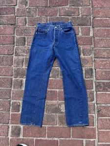 Vintage seltene Levis Selvedge Redline 501s 501 Jeans USA #524 30 34 - Bild 1 von 11